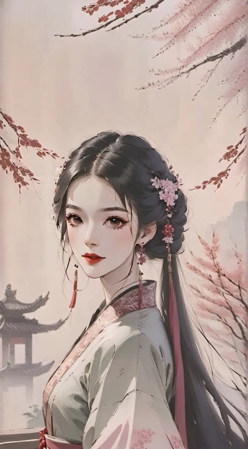 ai character: mha beach day background