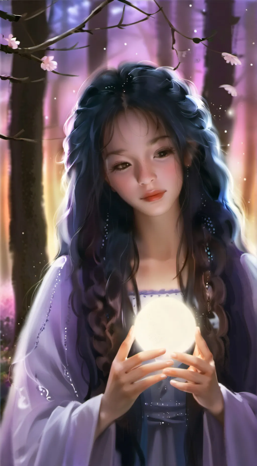 ai character: Aurora ⭐ background