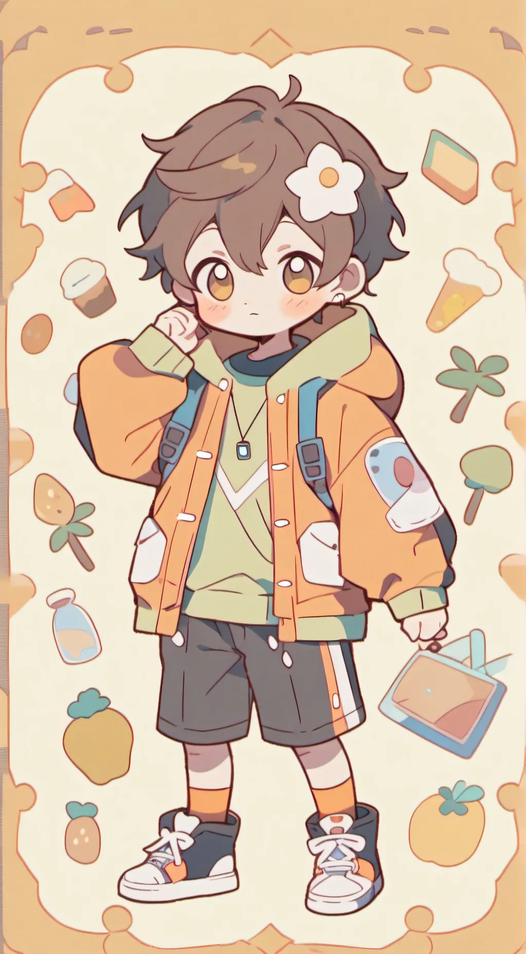 ai character: Orion background