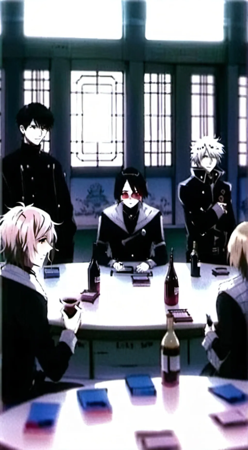 ai character: The Crimsons background