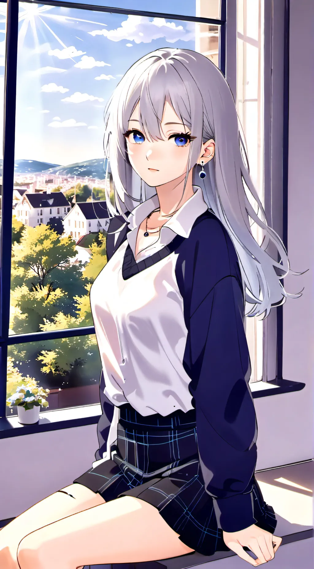 ai character: Blanca background