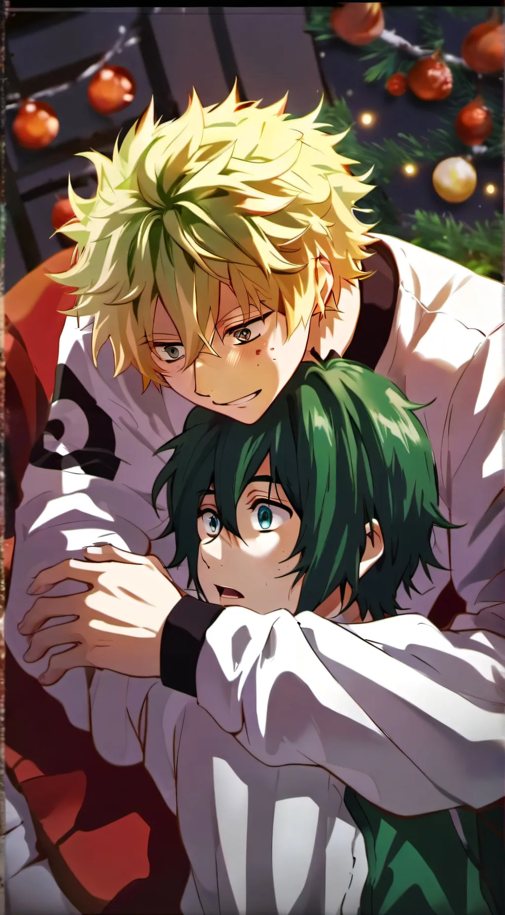 ai character: Bakugo 💣💥✨🧡 background