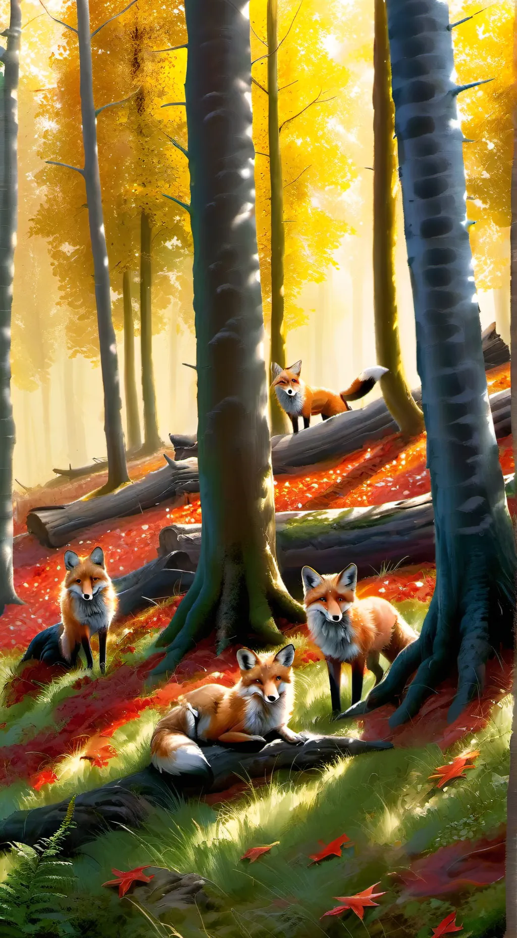 ai character: Minecraft background