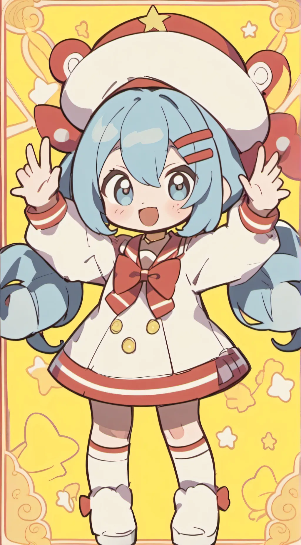 ai character: Mała Miku background