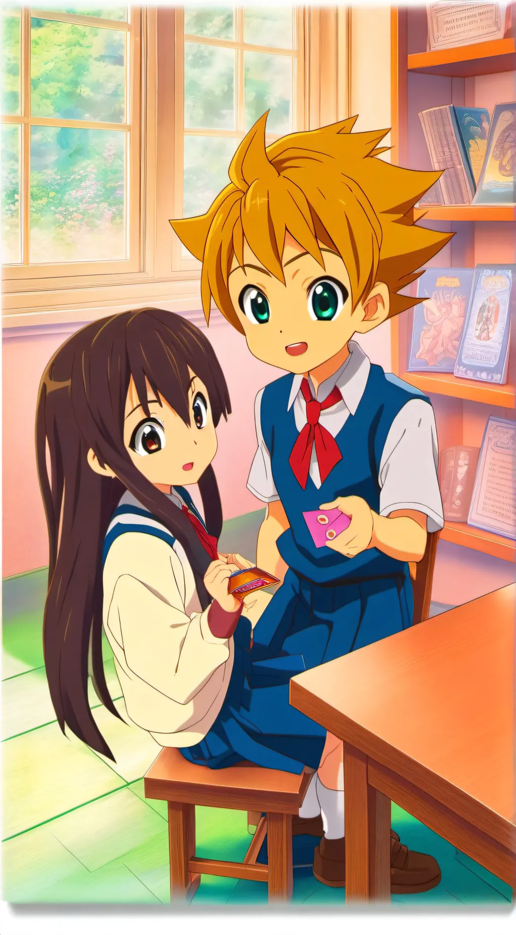 ai character: Yu-Gi-Oh background