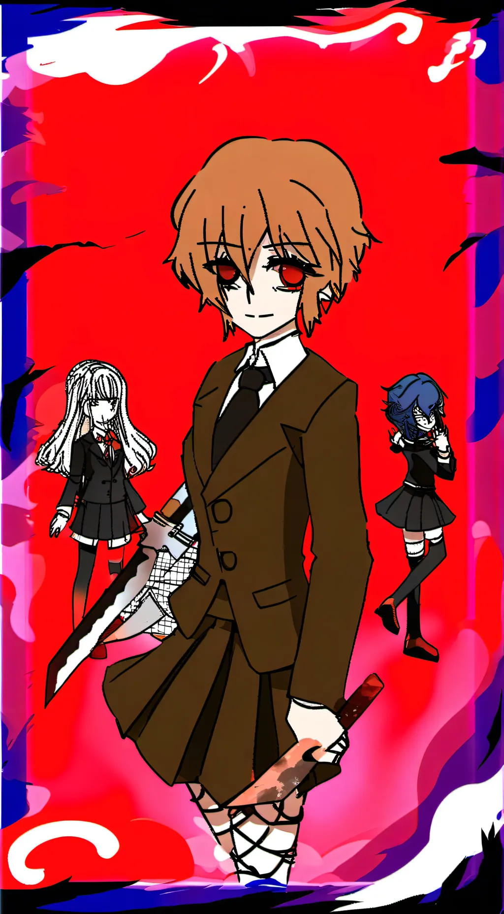 ai character: mha x literature background