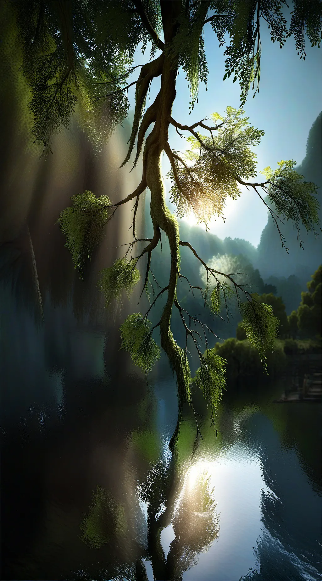 ai character: Willow Tree background