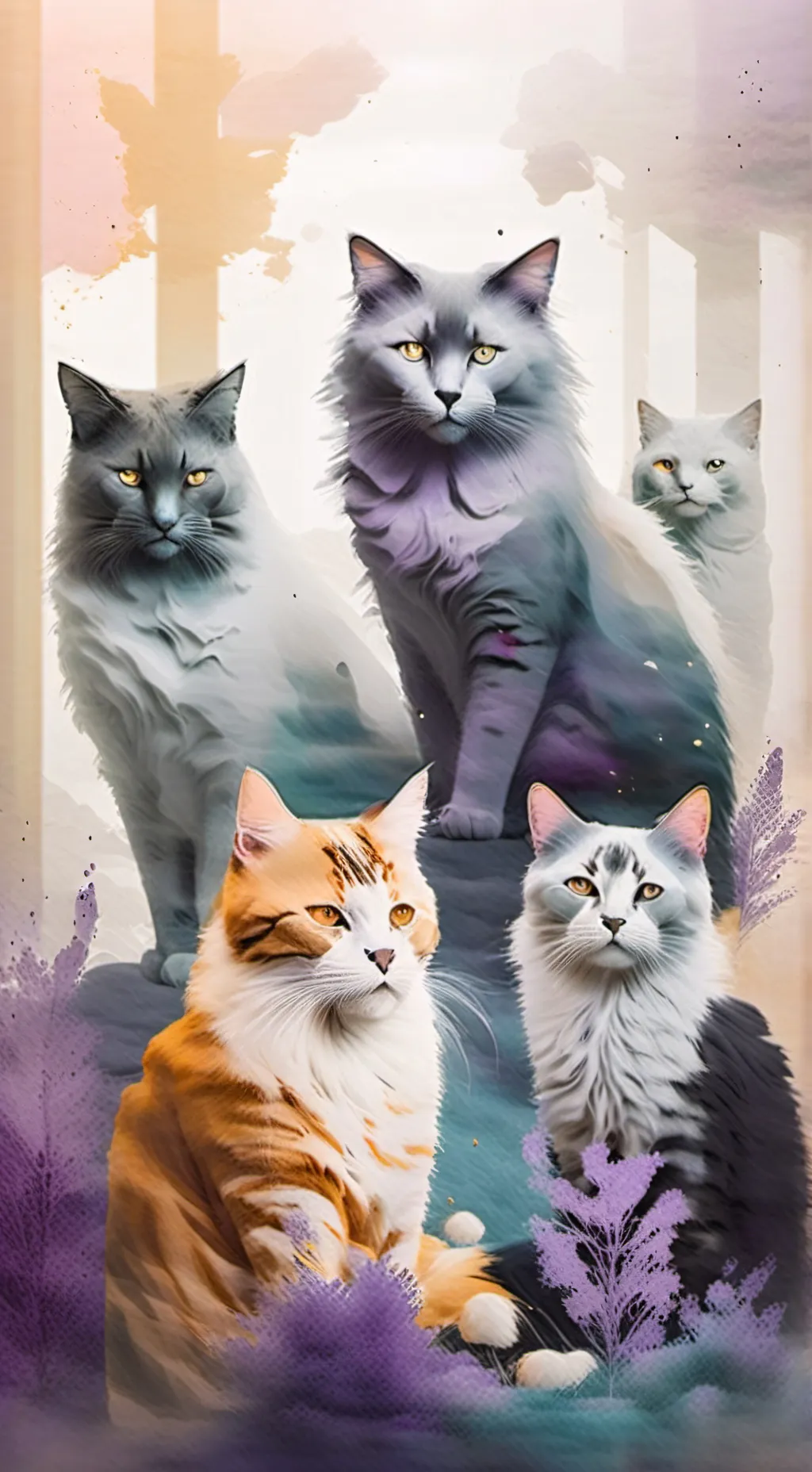 ai character: fading echos background