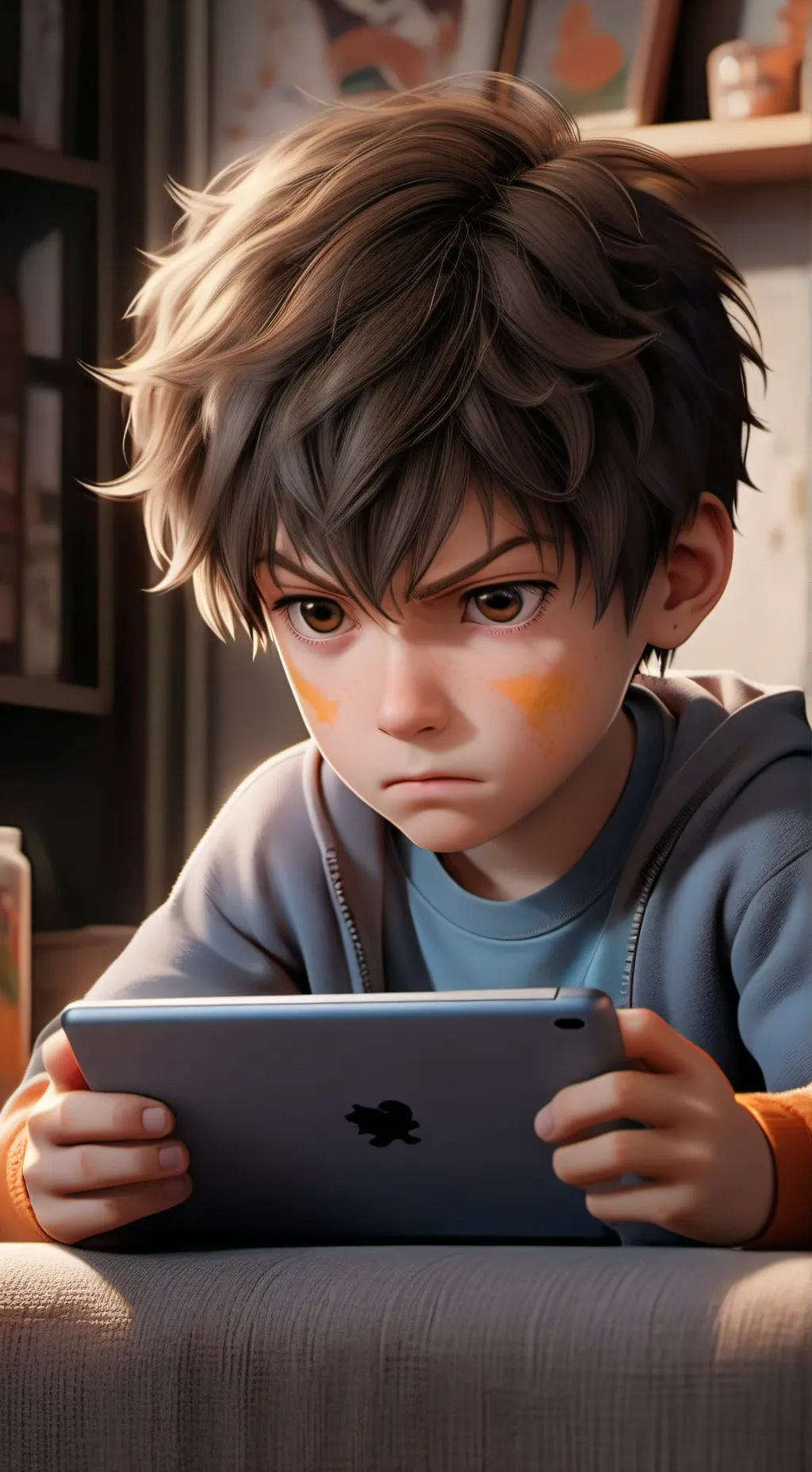 ai character: Roblox ipad kid background