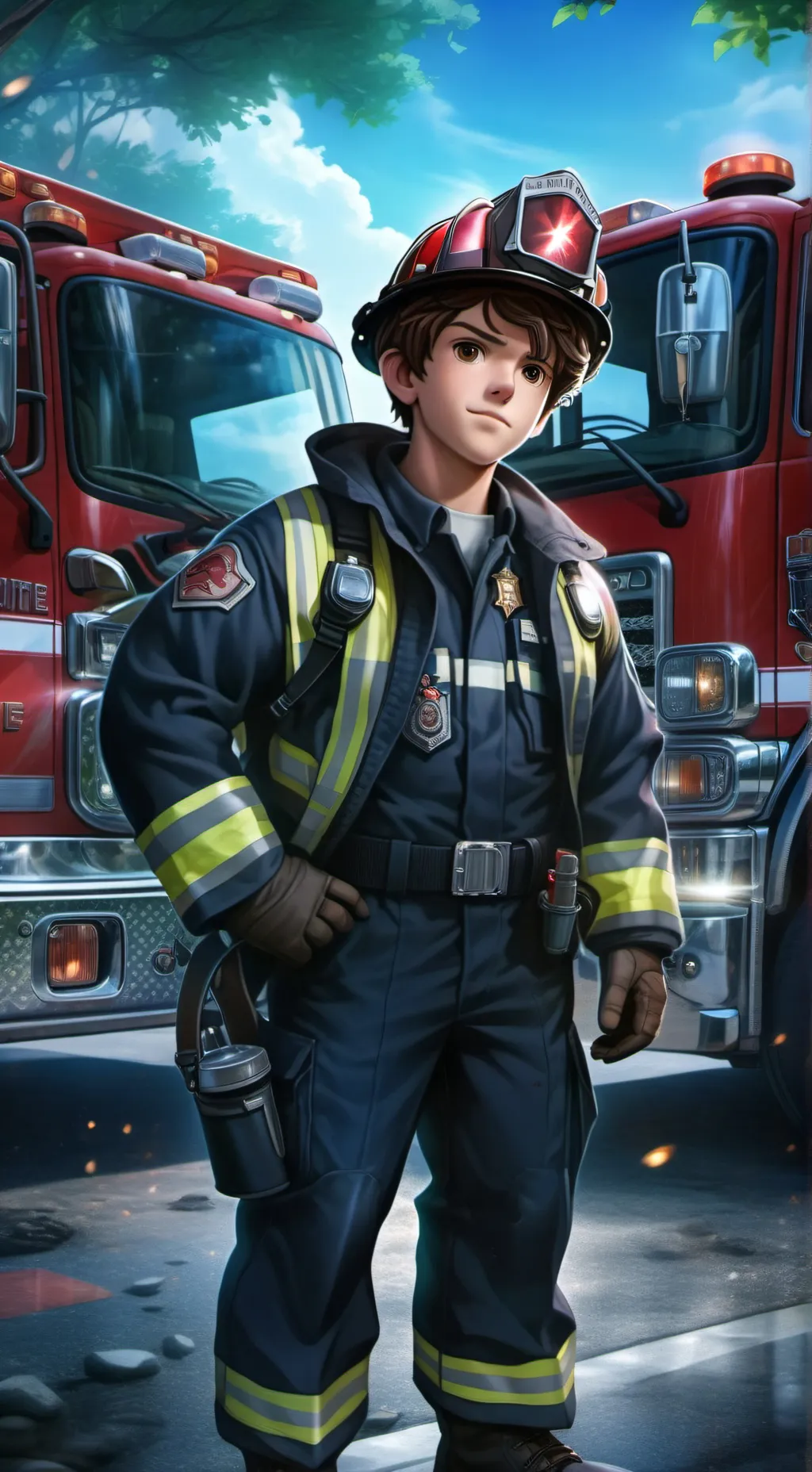 ai character: John hallsinger background