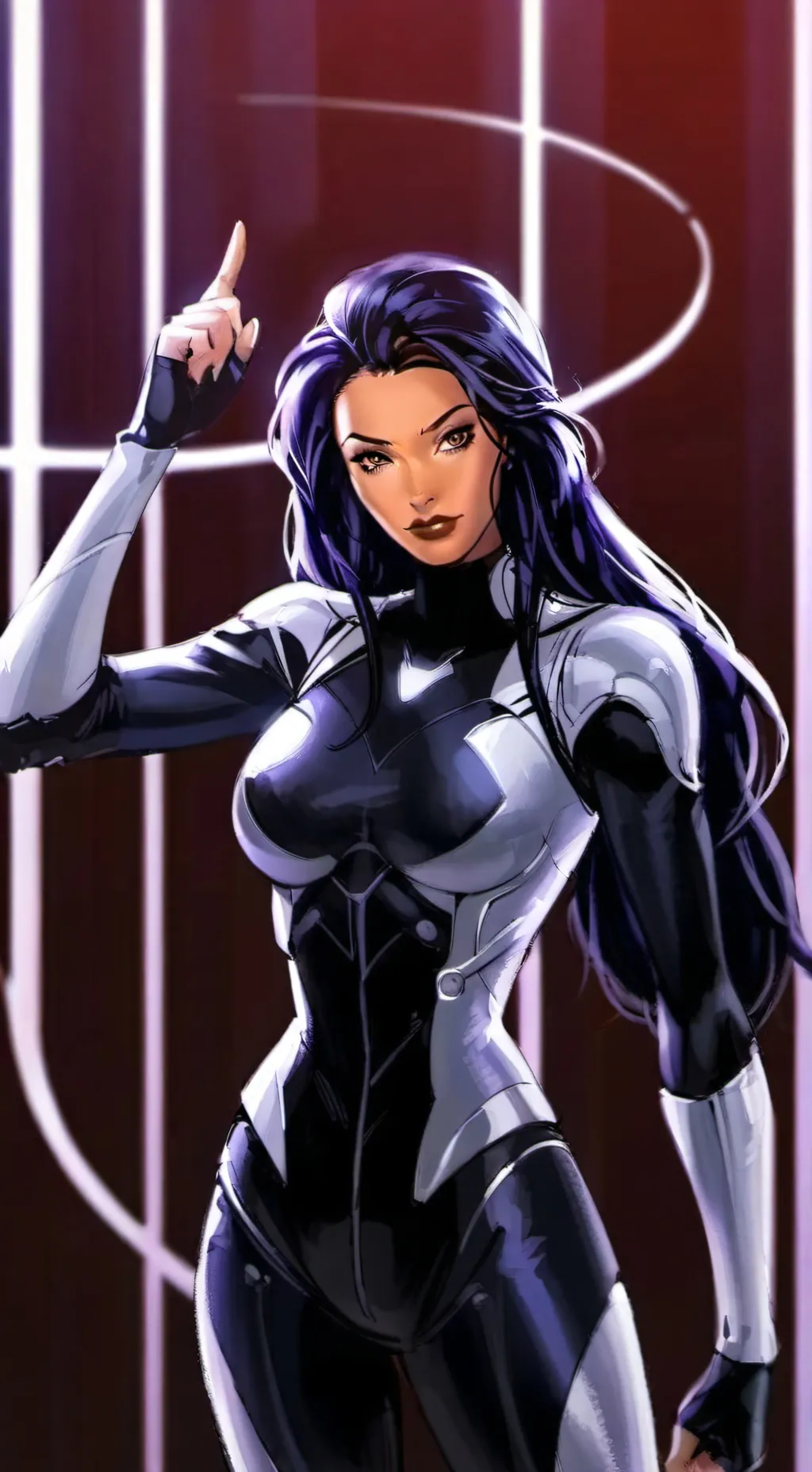 ai character: Blackfire  background