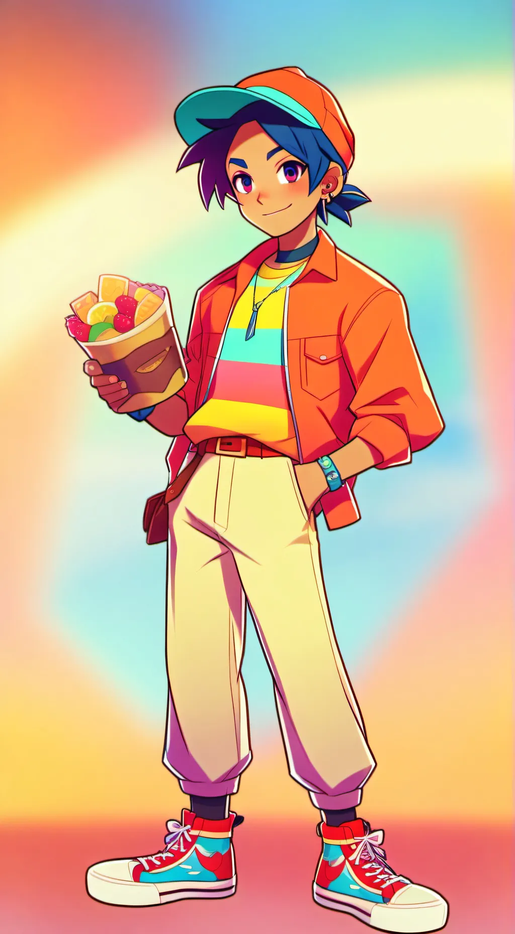 ai character: Pierce background