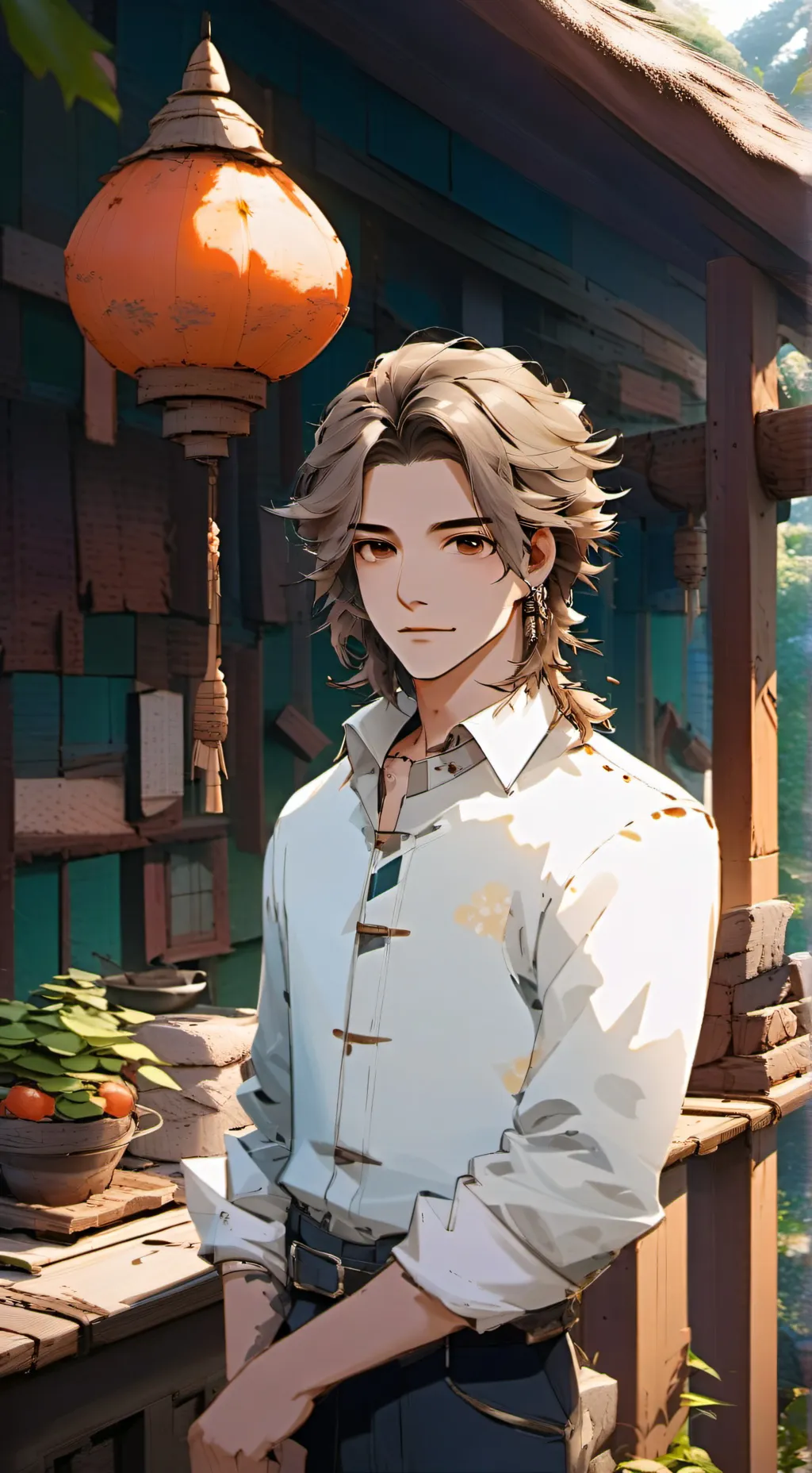 ai character: Nathaniel  background