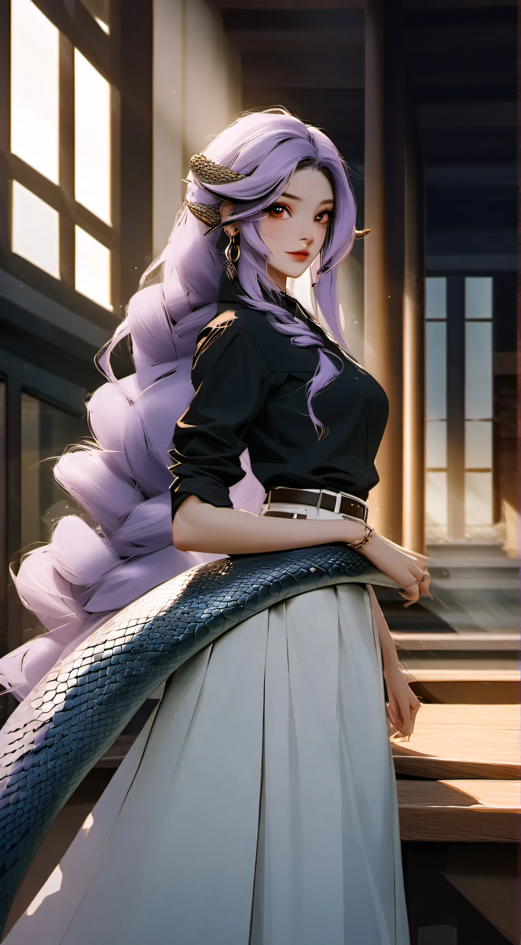 ai character: Monster Classroom background