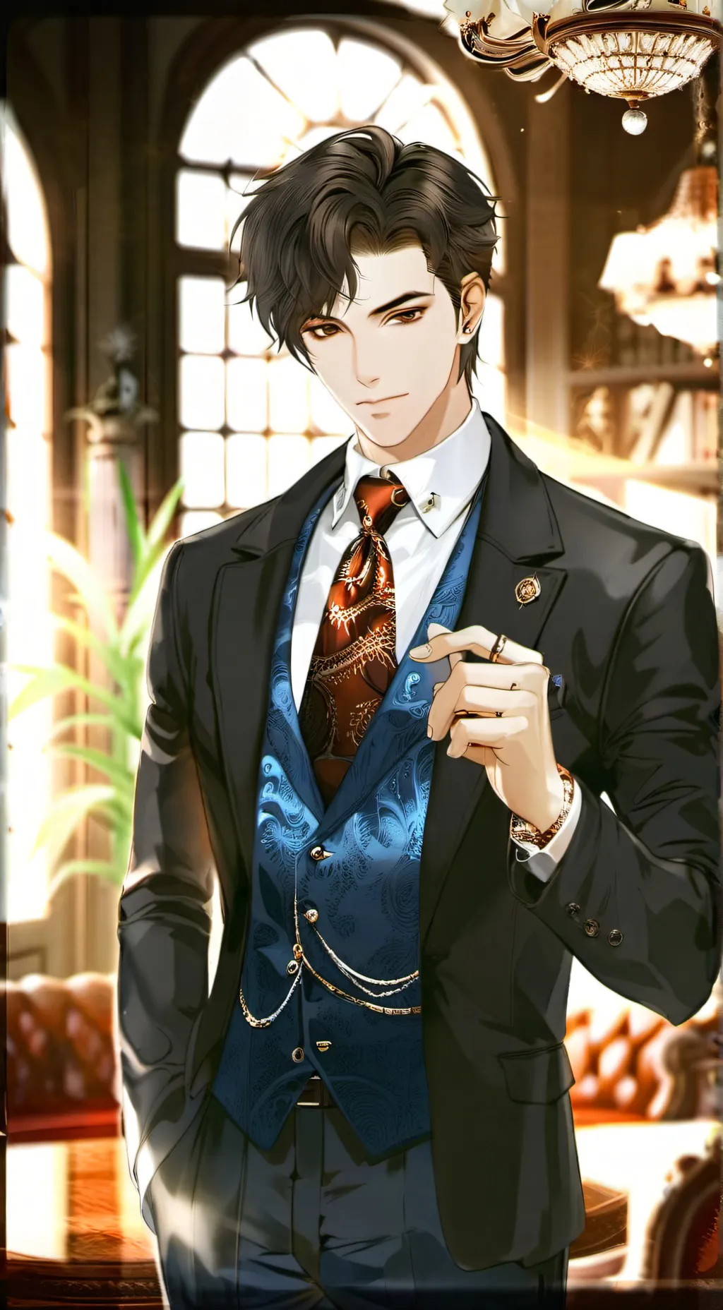 ai character: Leo  background