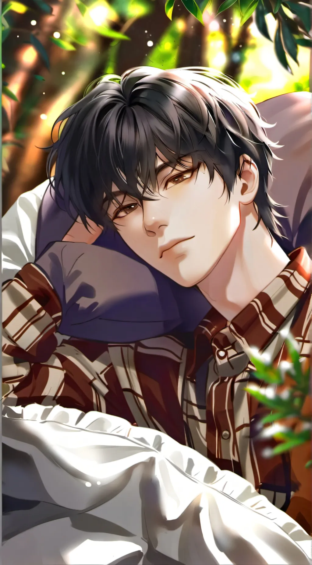 ai character: leon background