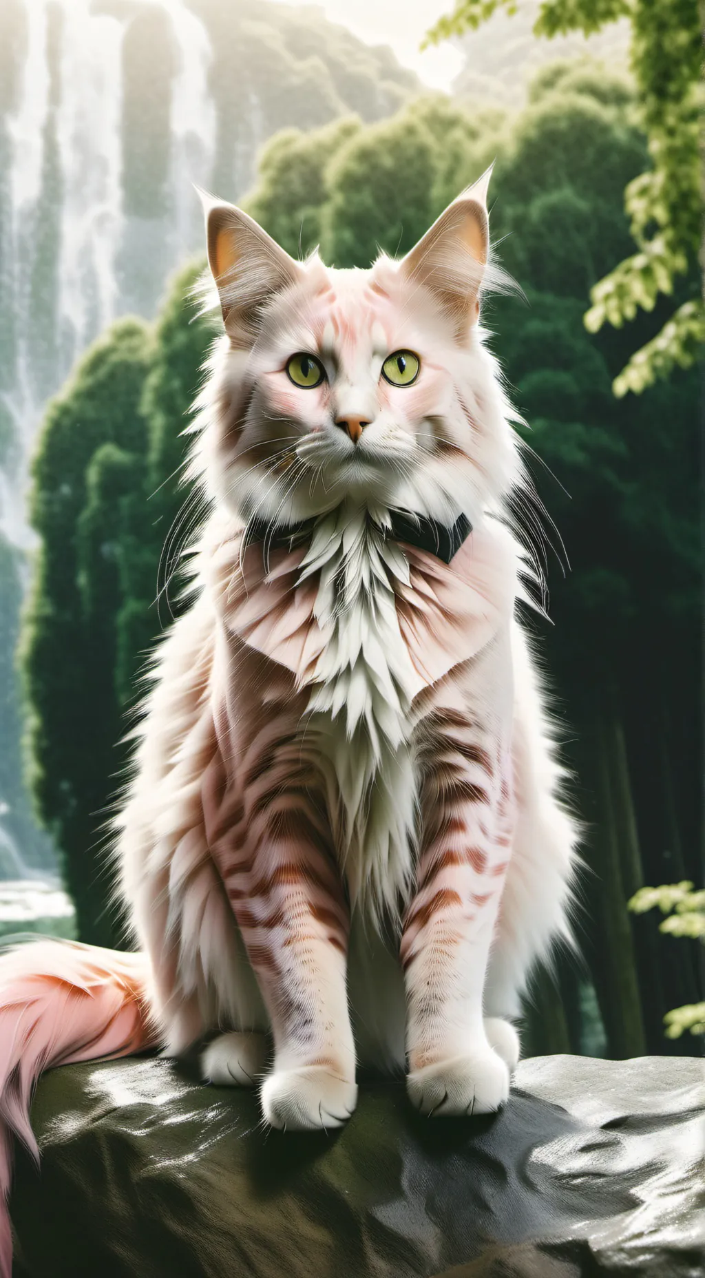 ai character: Cat school background