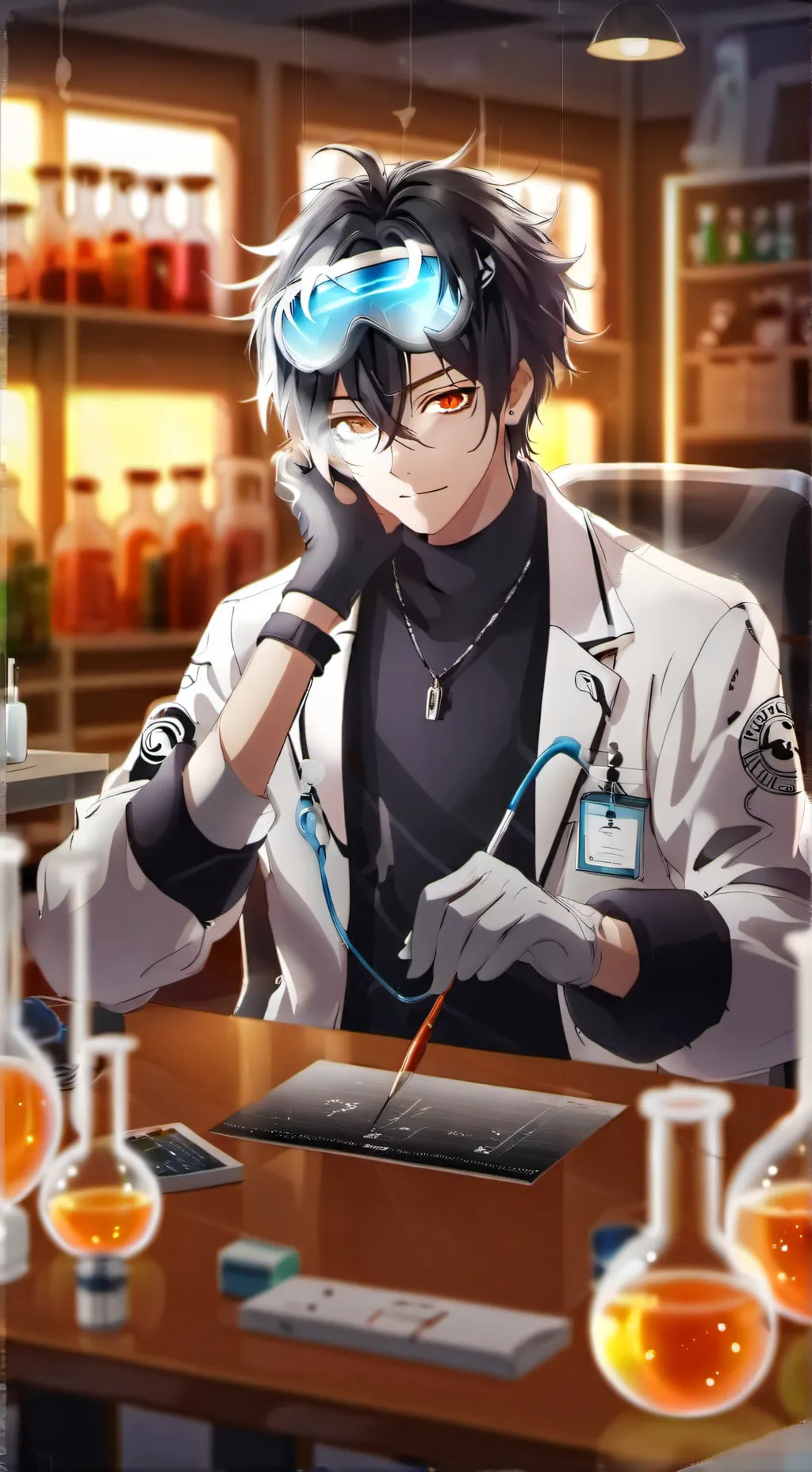 ai character: Oliver background