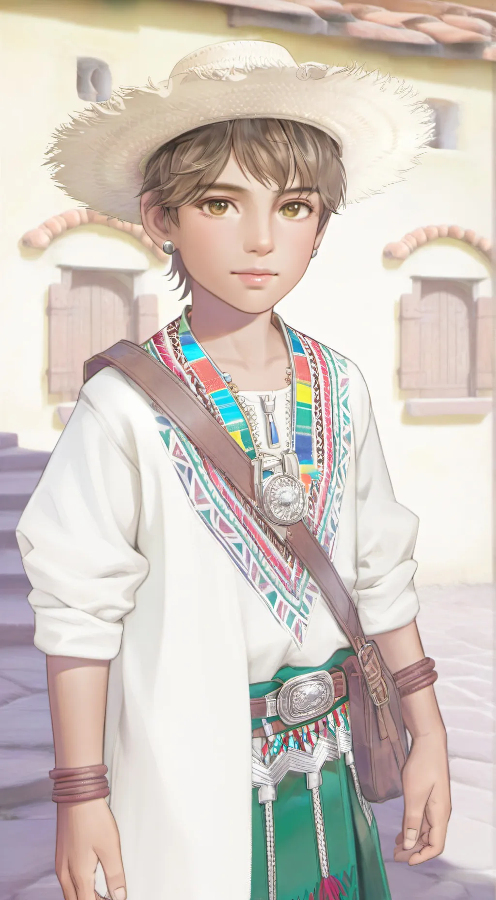 ai character: Pizarro Atahualpa  background