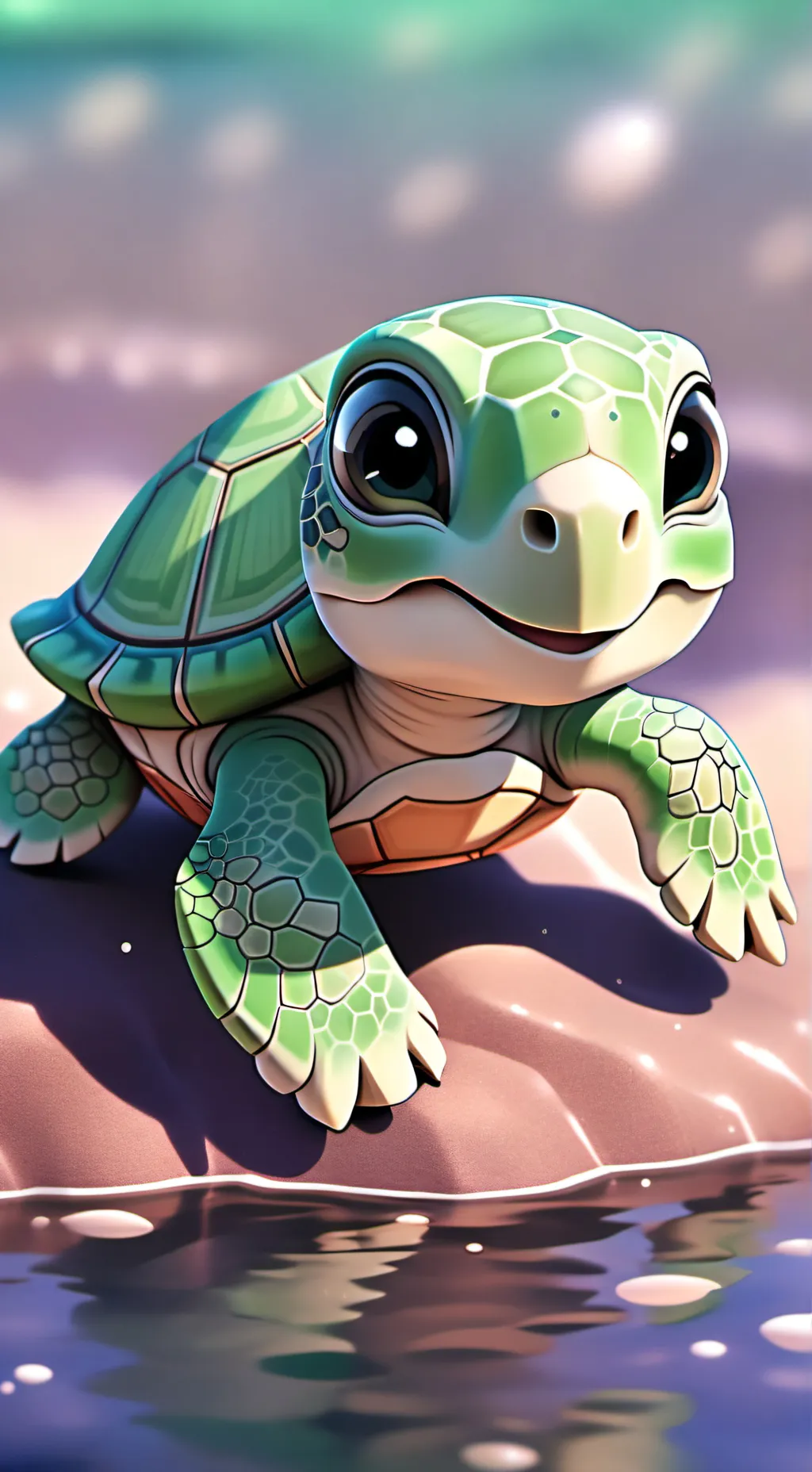 ai character: Turtle  background