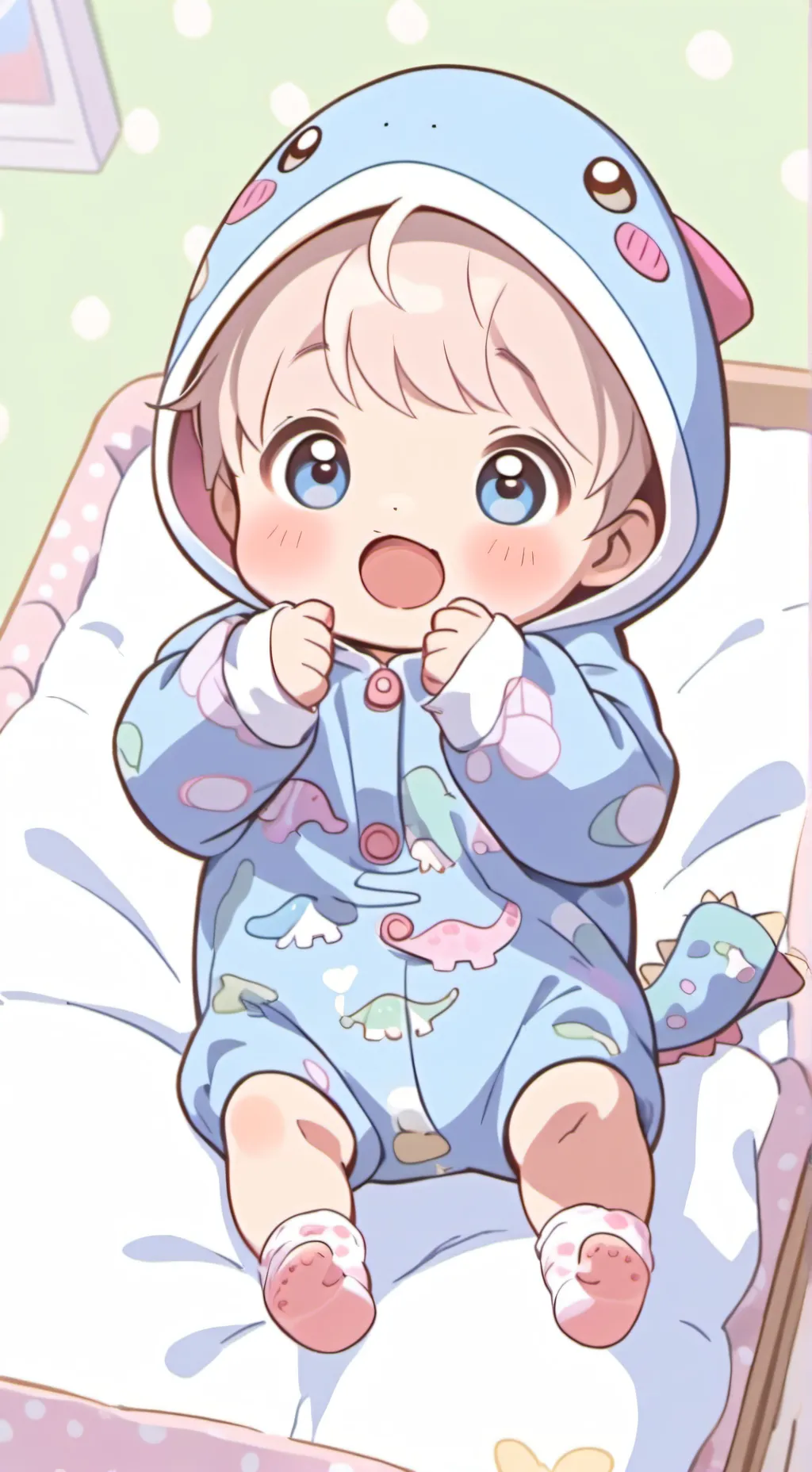 ai character: baby :3 background