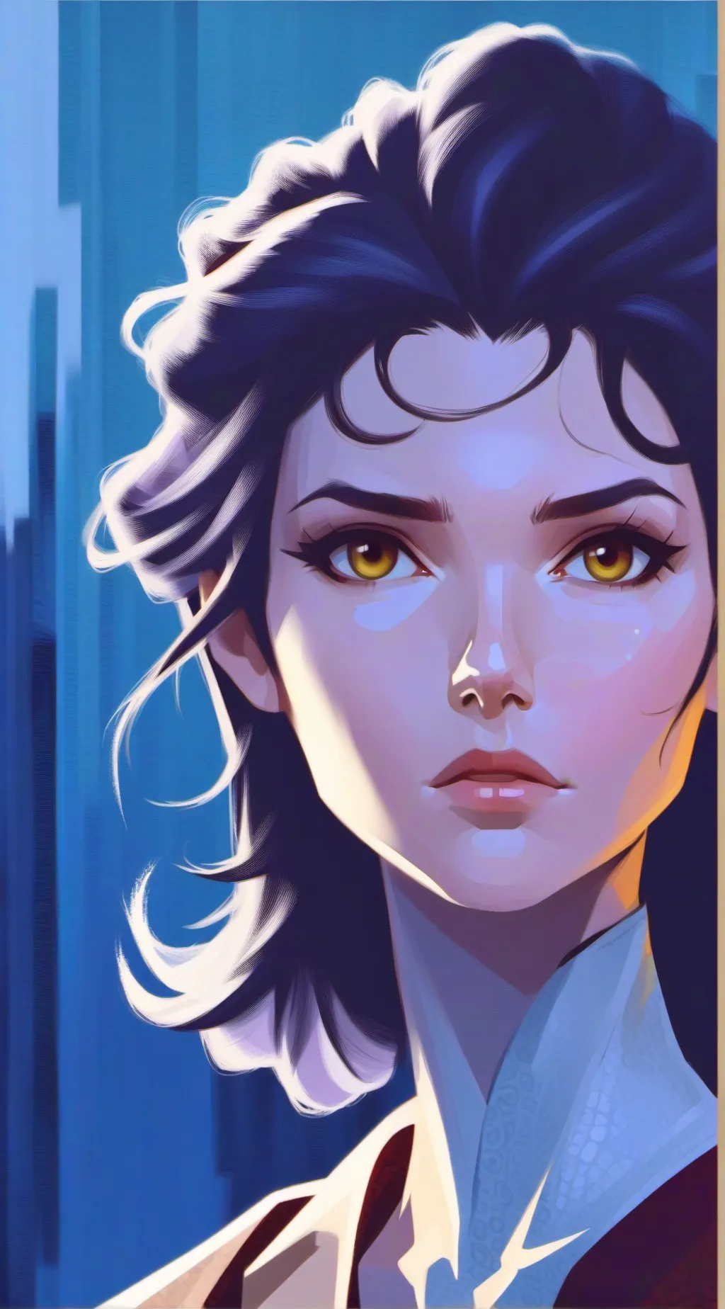 ai character: Eres algo loco background