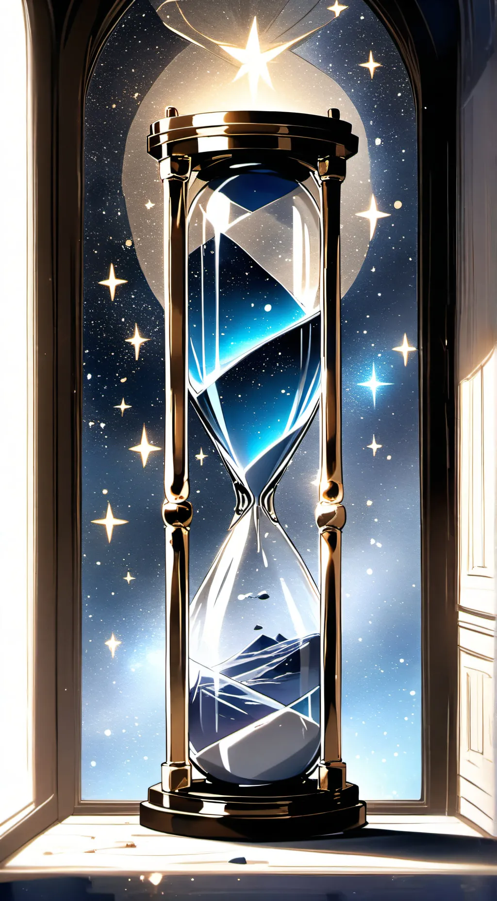 ai character: azure's cousin! background