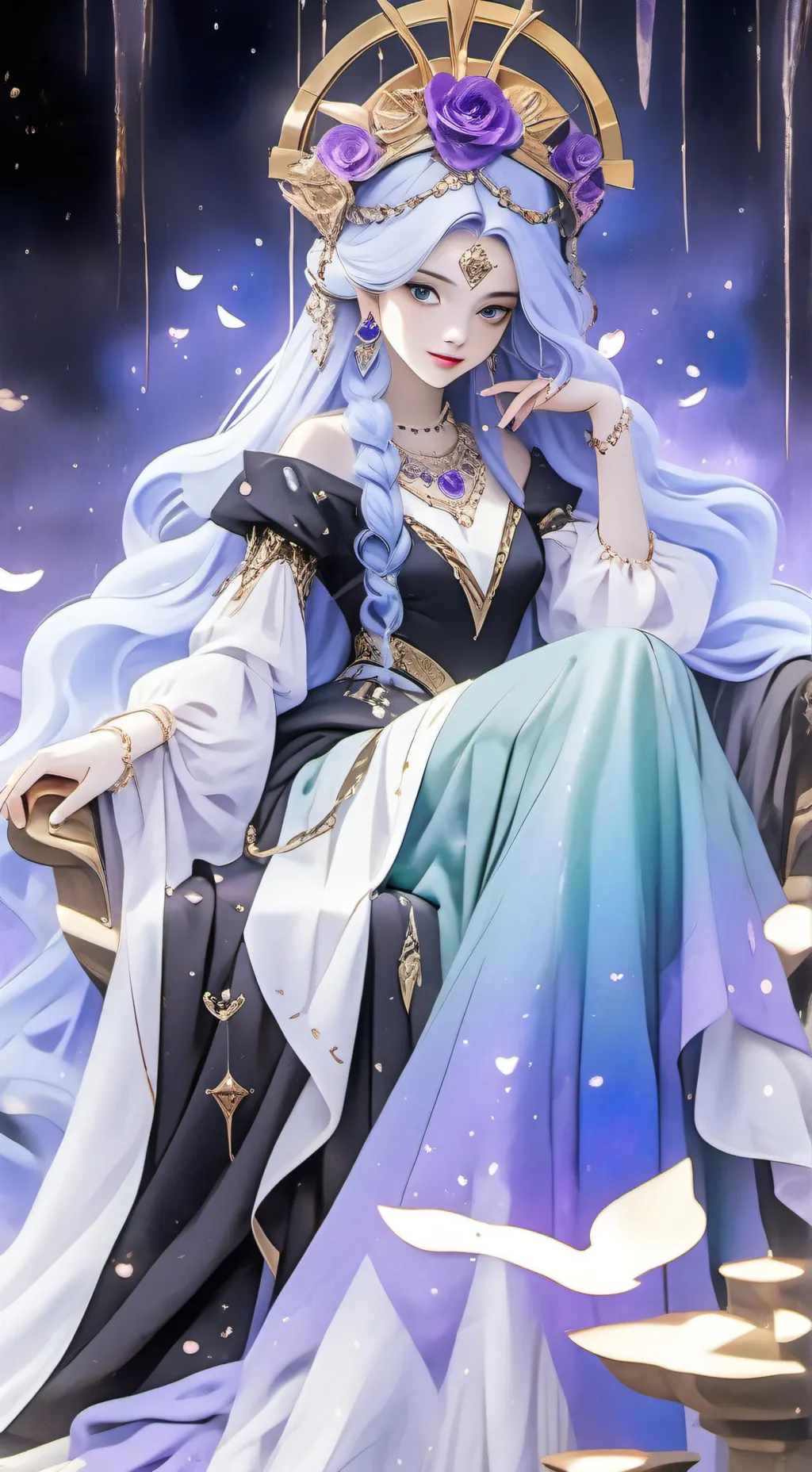 ai character: The Queen  background