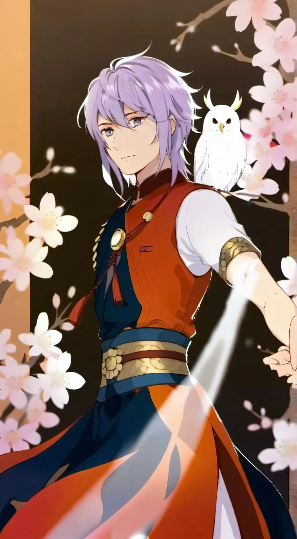 ai character: Leo  background