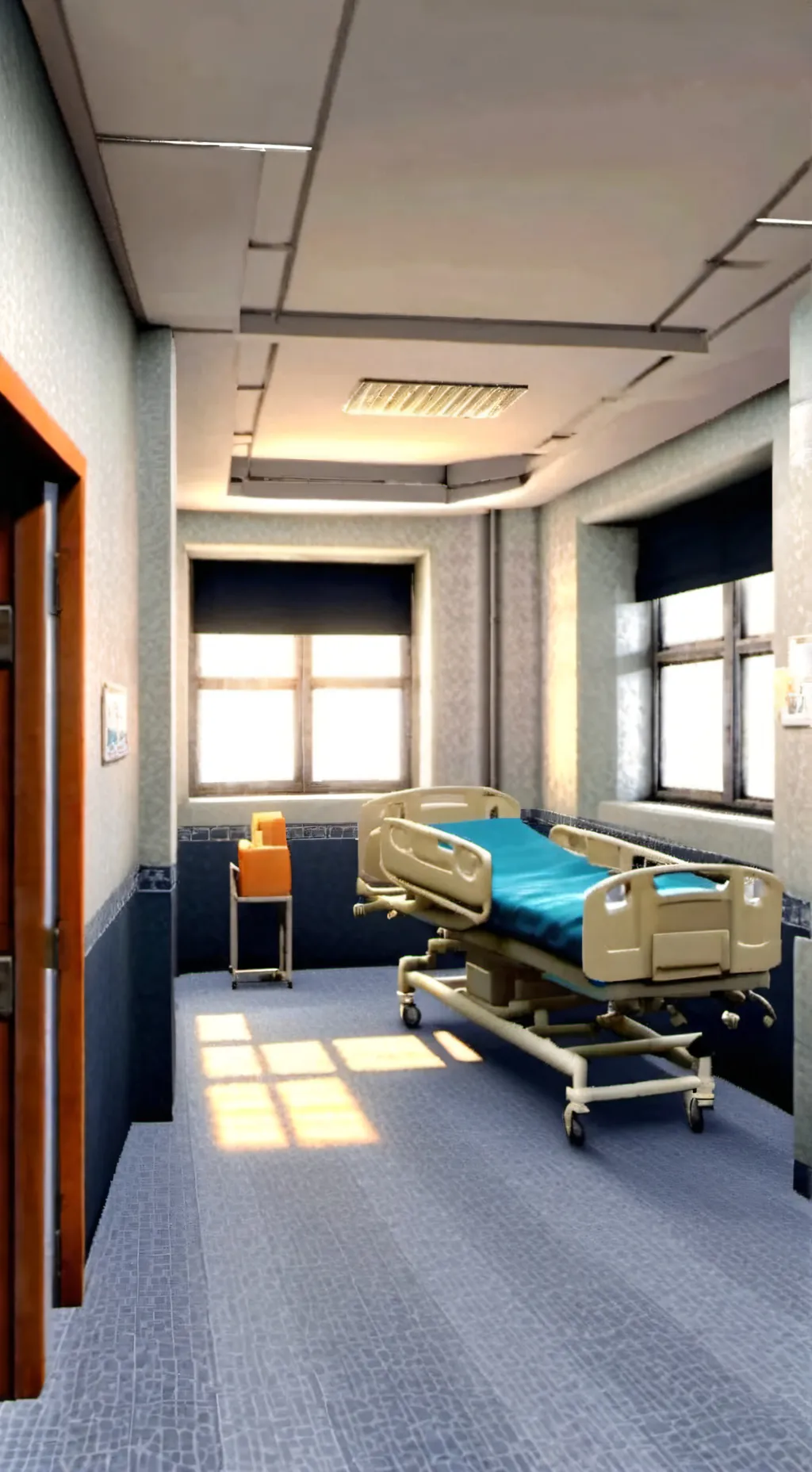 ai character: Helping Hospital! background