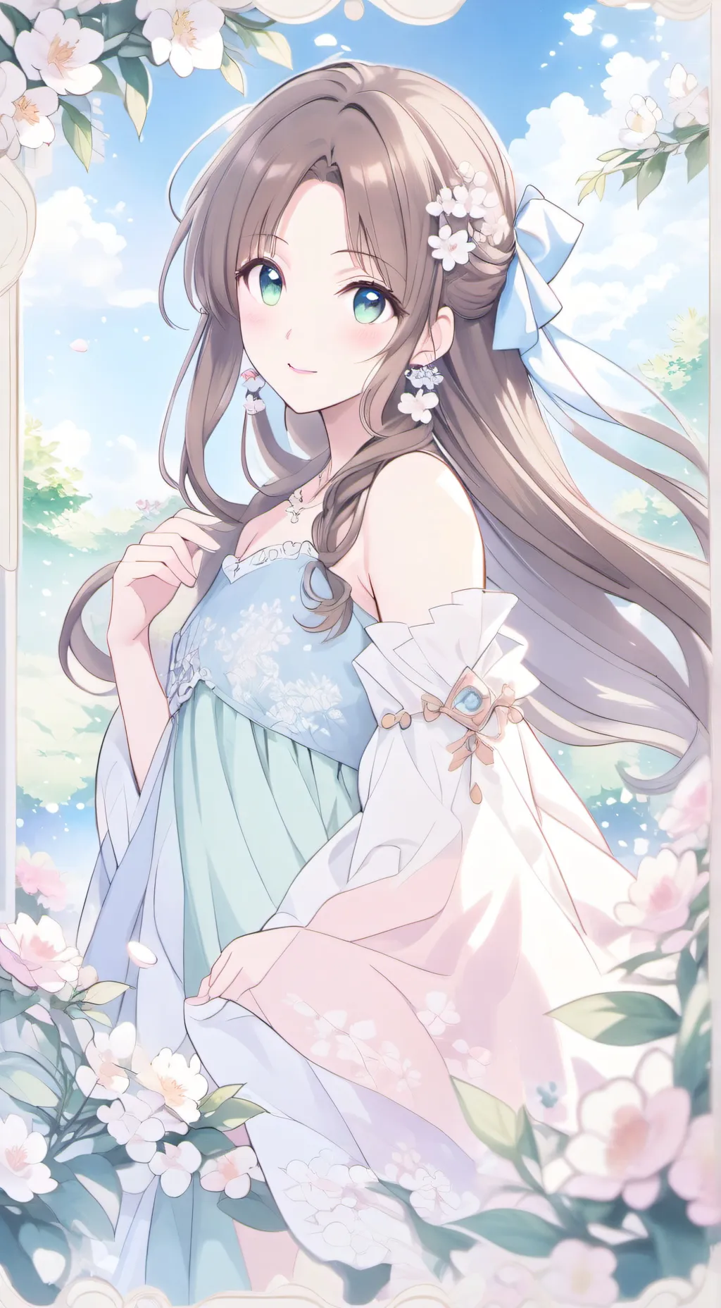 ai character: natalia❤️❤️ background