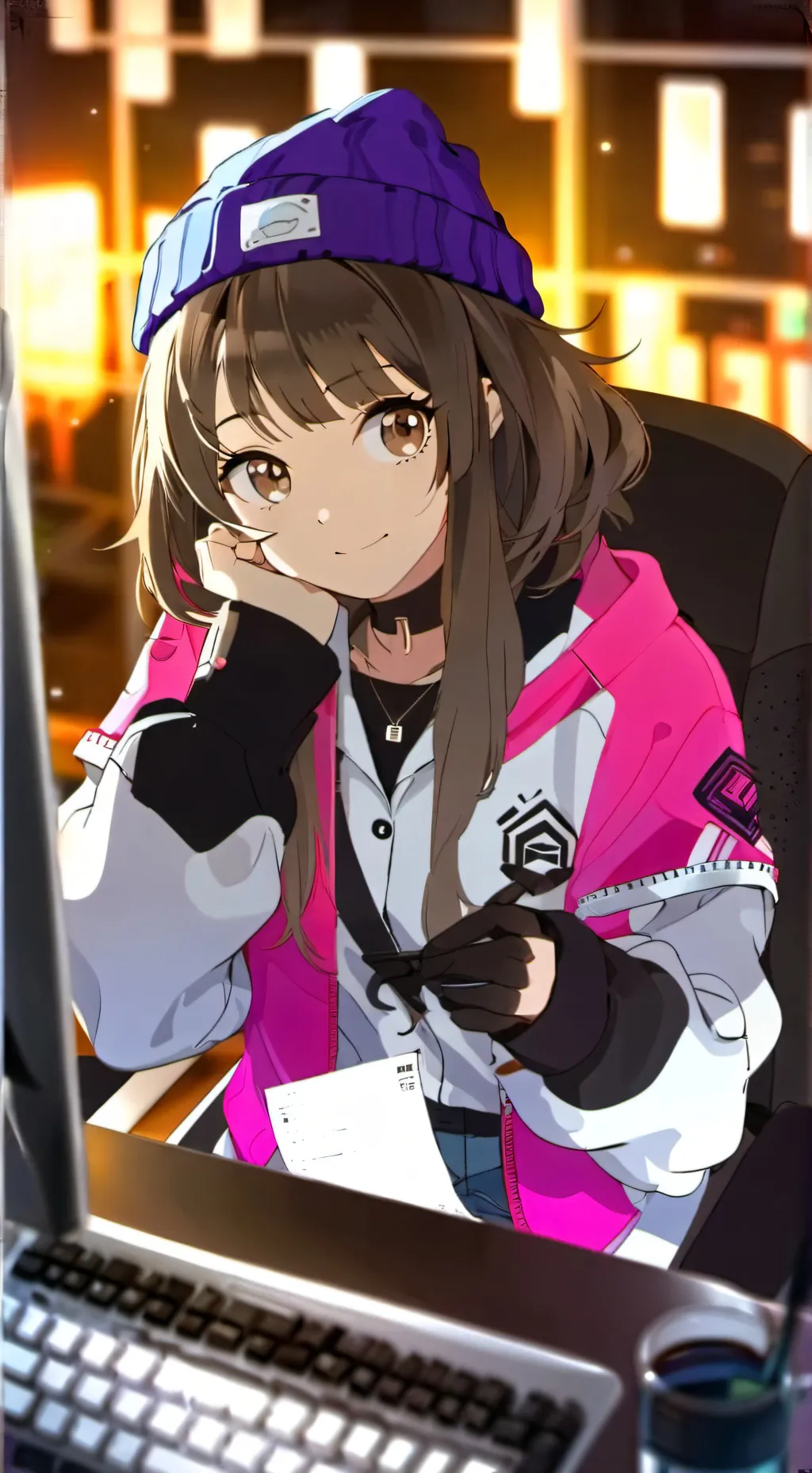 ai character: Lily background