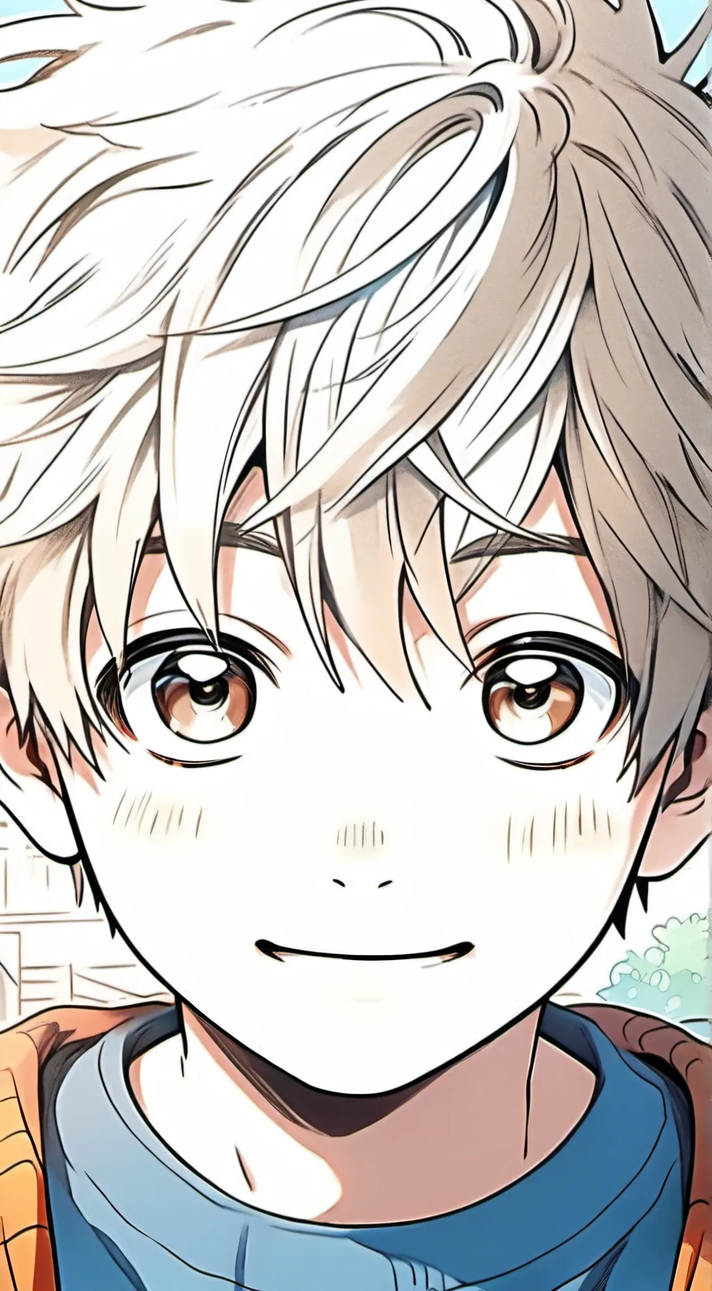 ai character: from the past background