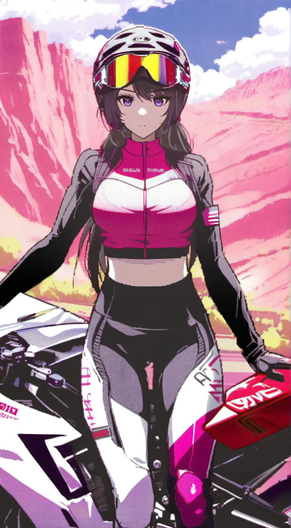 ai character: sarah background