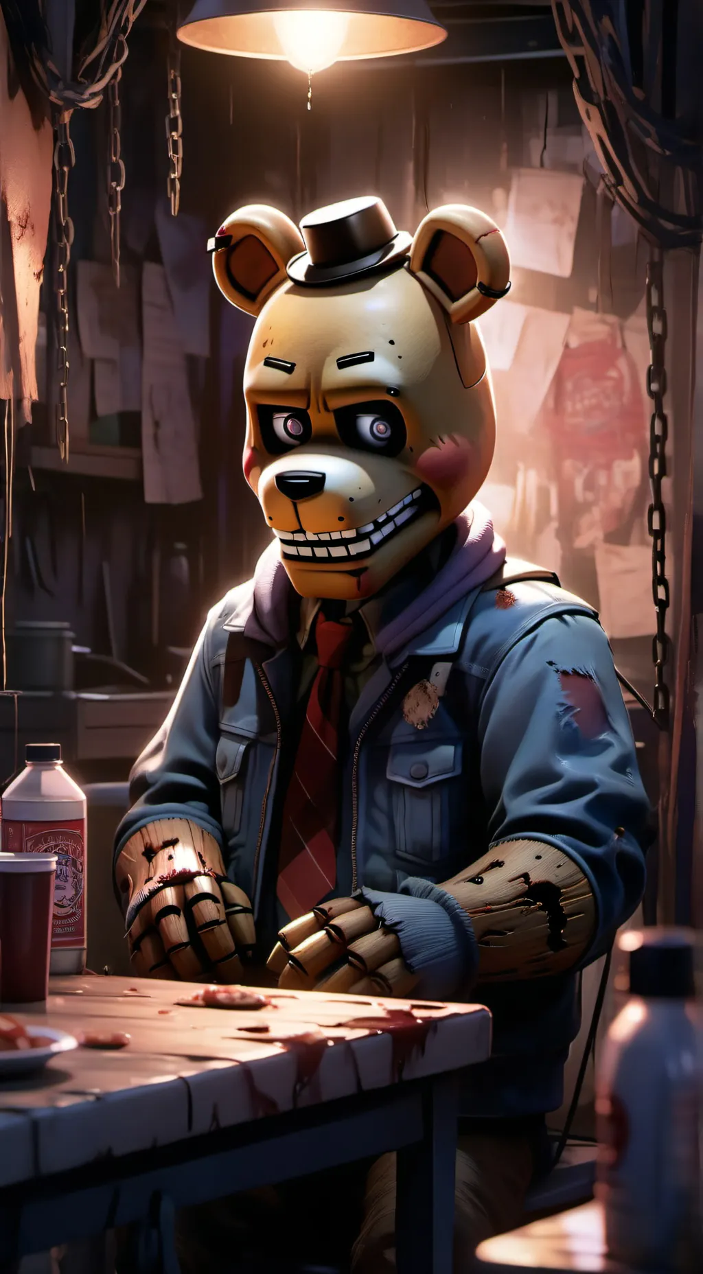 ai character: nuevo animatronico background