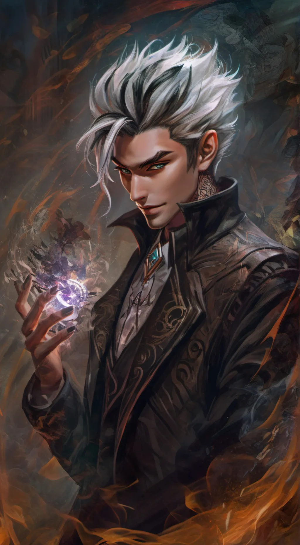 ai character: Cosmo Double background