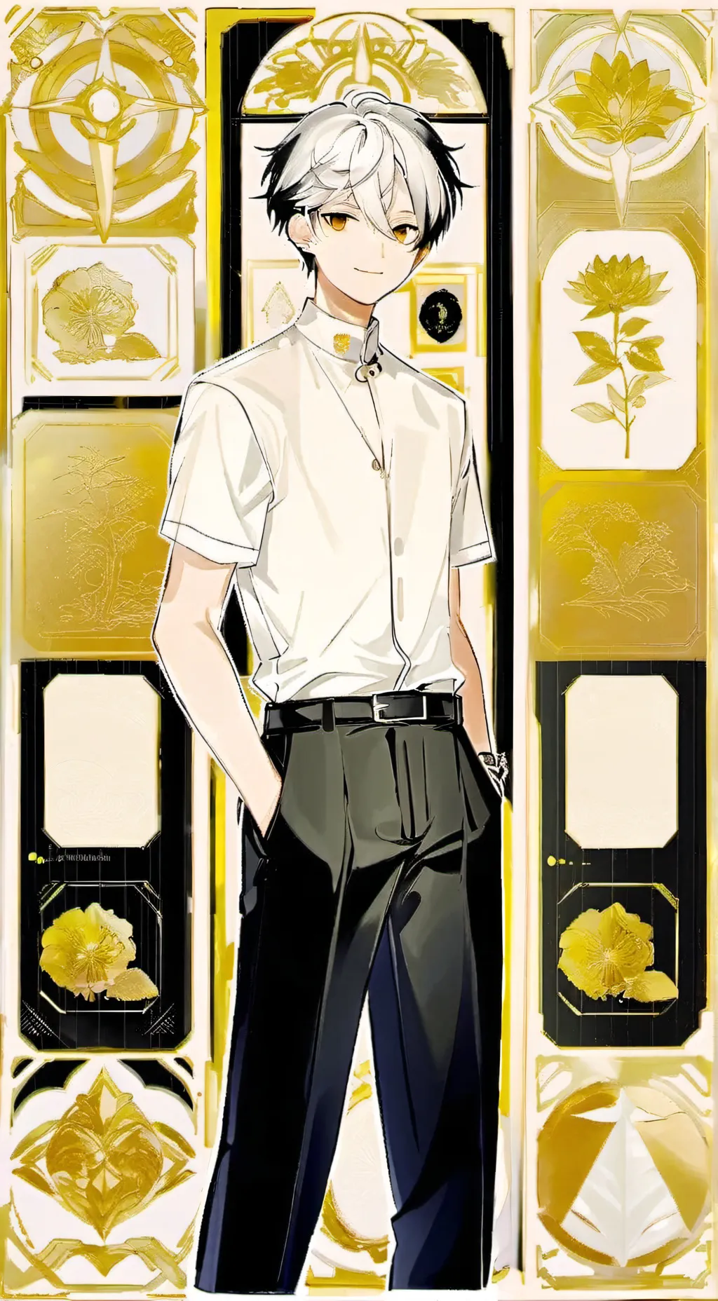 ai character: LEO background