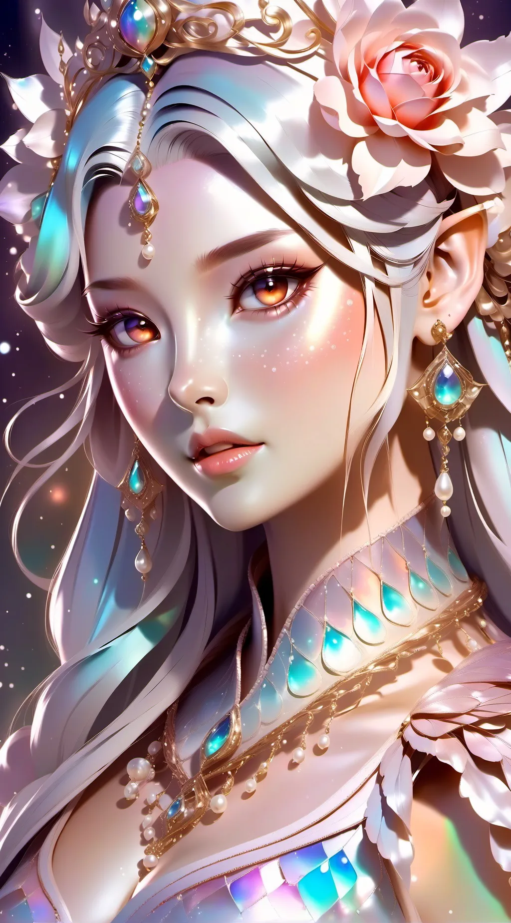 ai character: Pearl princess background