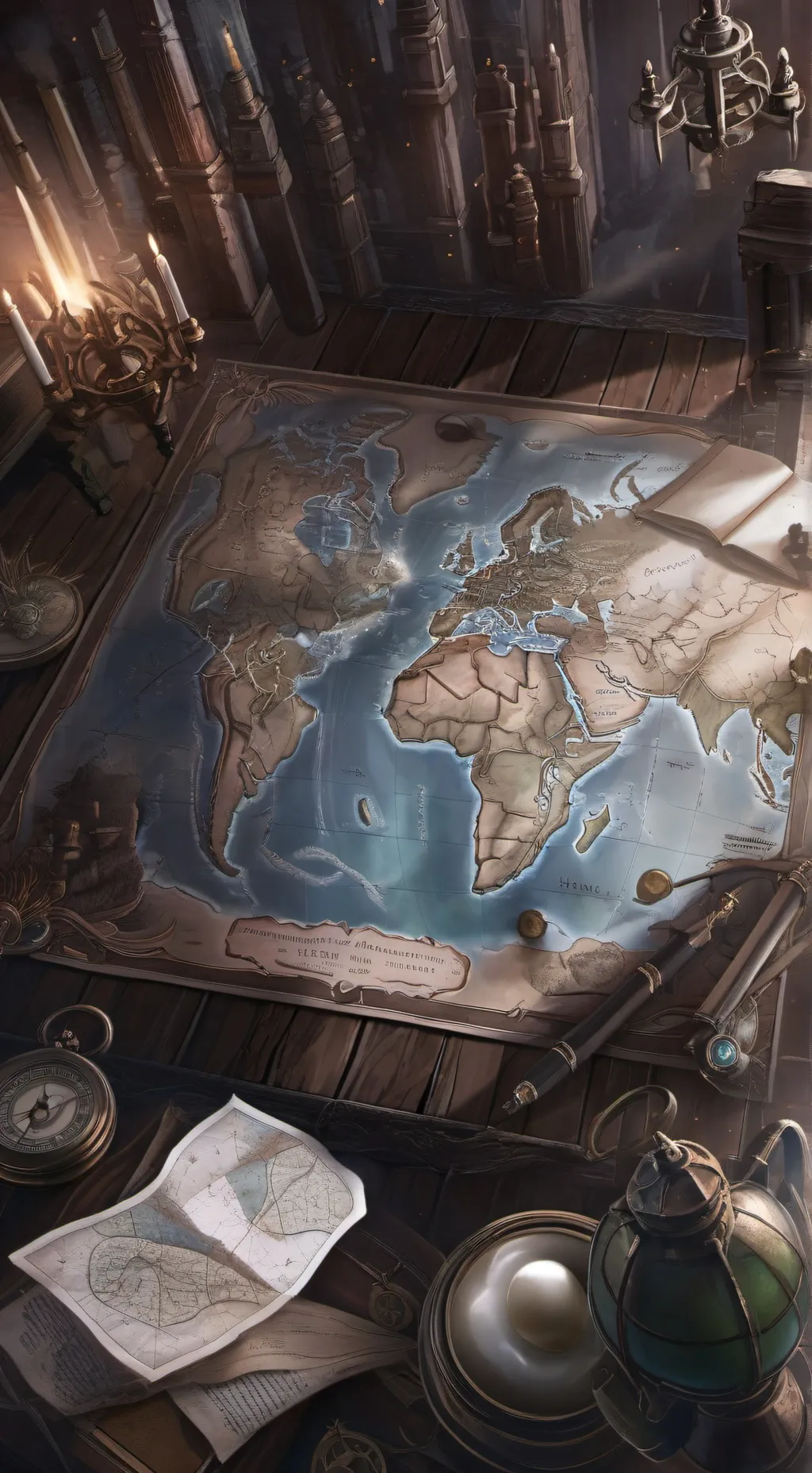 ai character: ch Christmas background