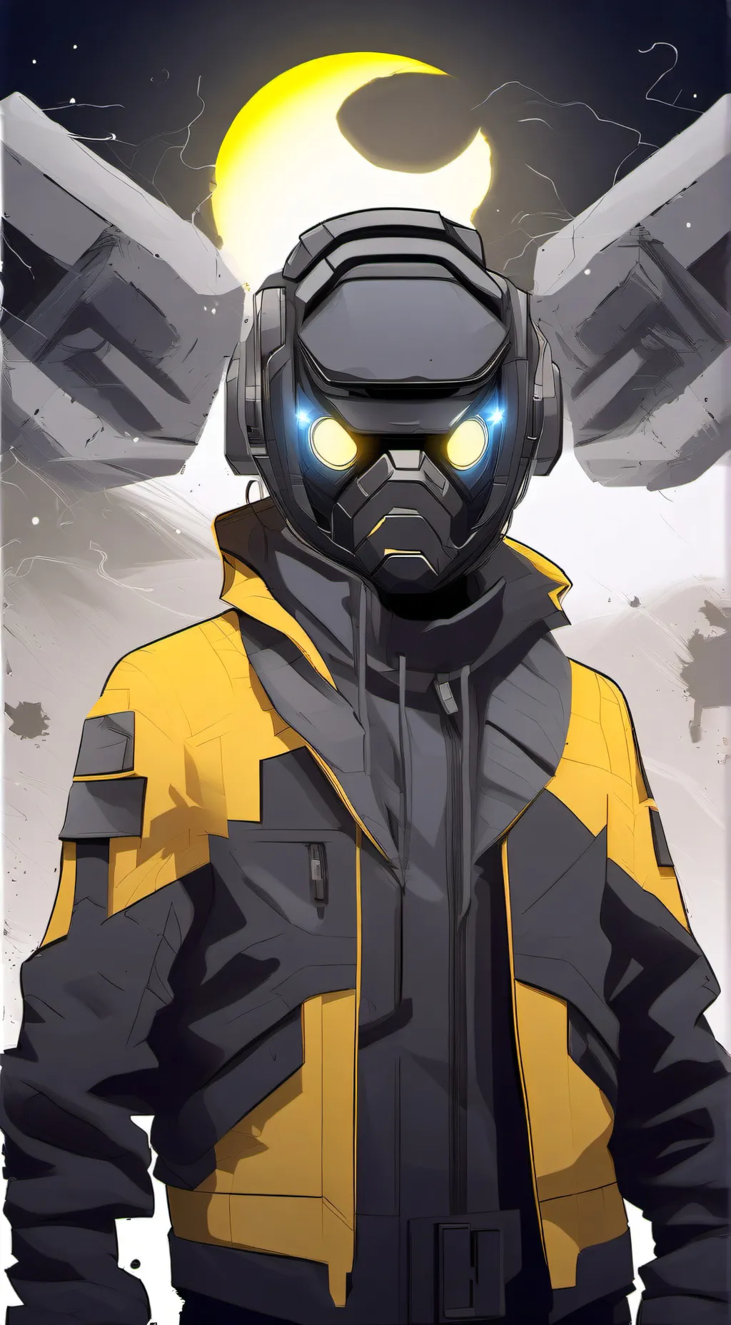 ai character: Mha: new pro hero background