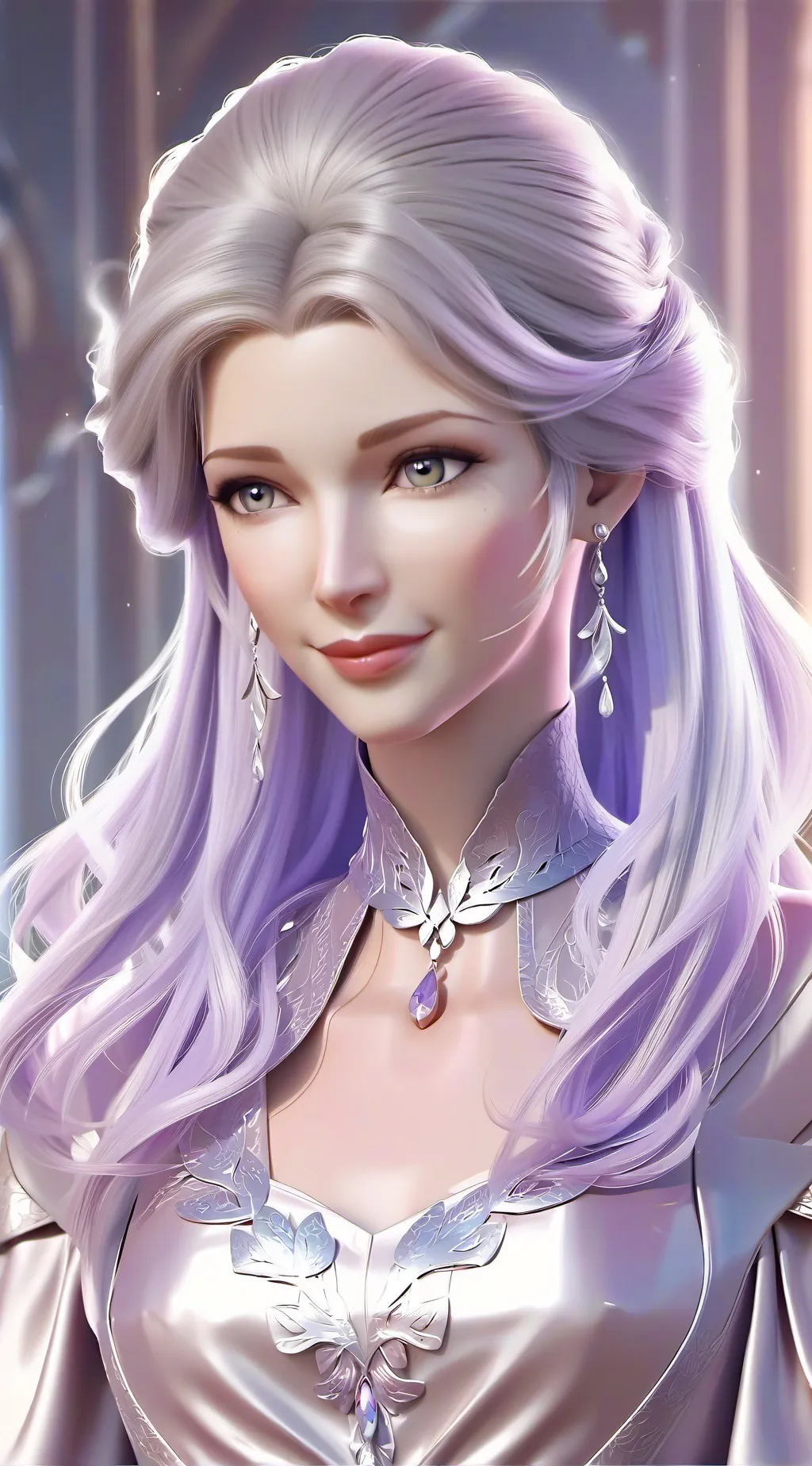 ai character: blossom background