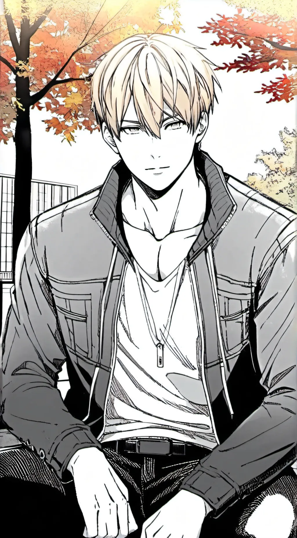 ai character: Katsuki Bakugo MHA background