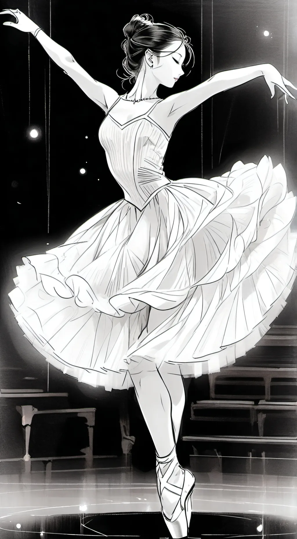 ai character: ballet mha lily🤢🤮 background