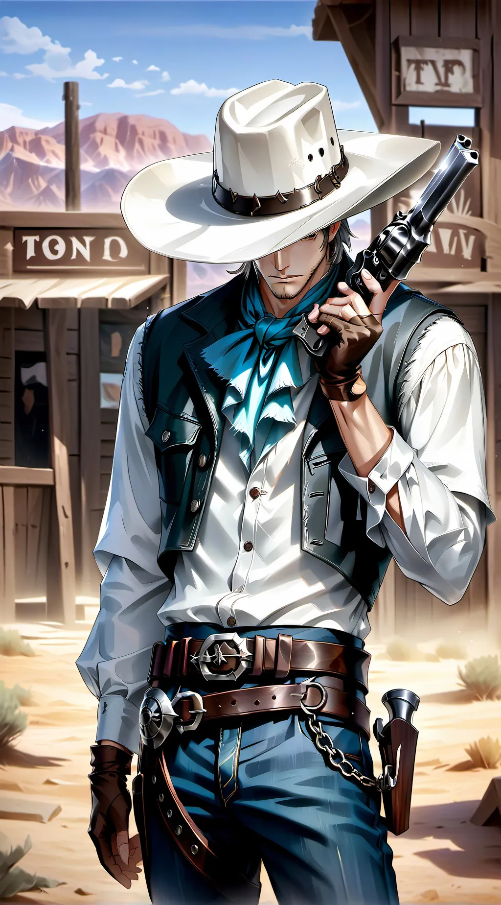 ai character: Kenny  background