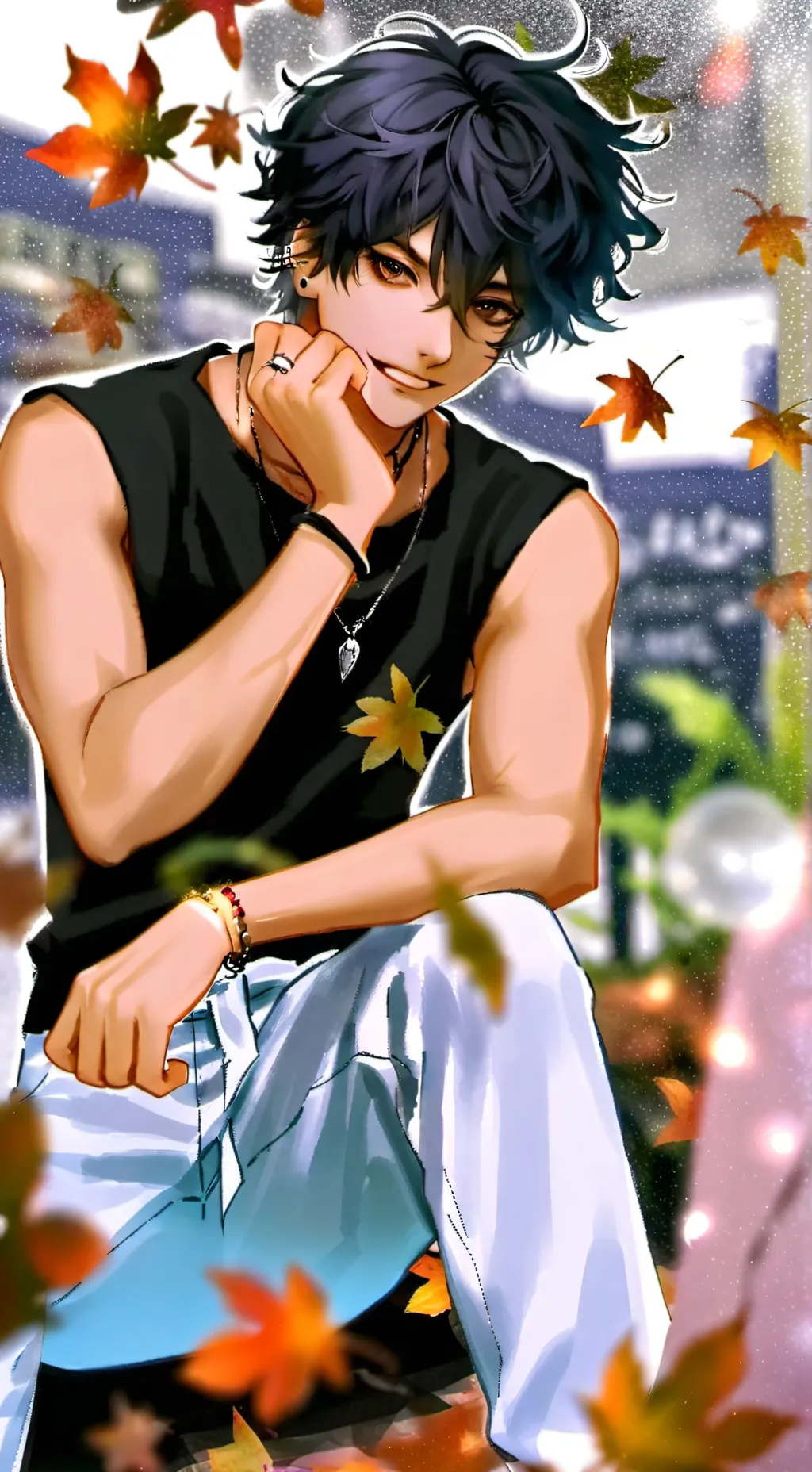 ai character: Max background