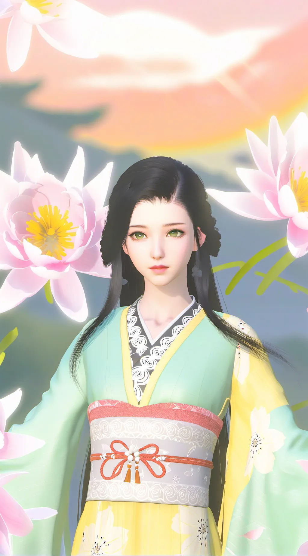 ai character: lily background