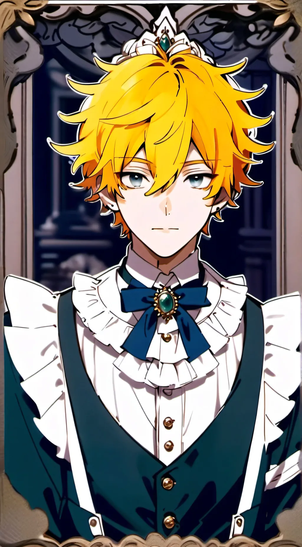 ai character: zenitsu  background