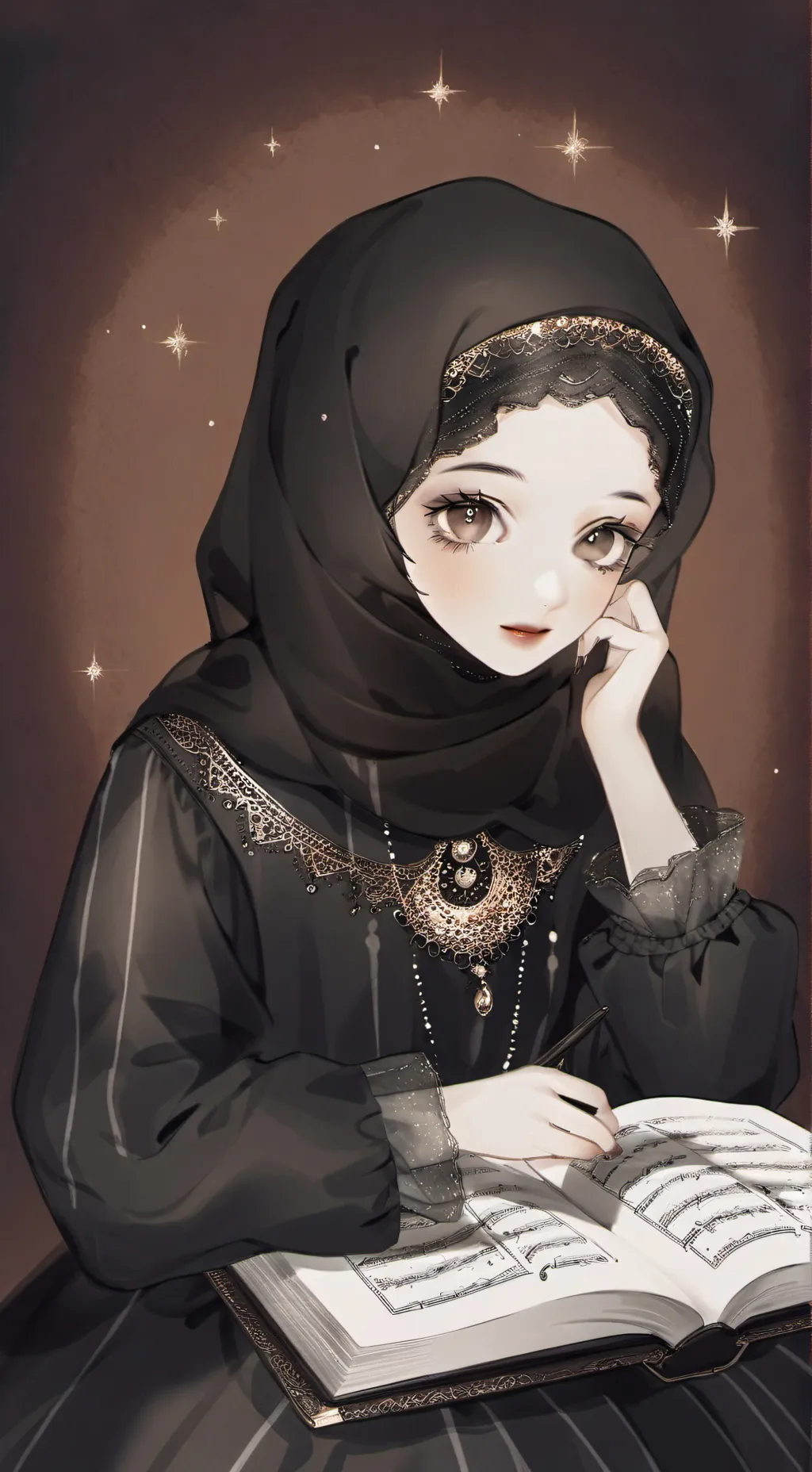 ai character: Aisya❤️❤️ background