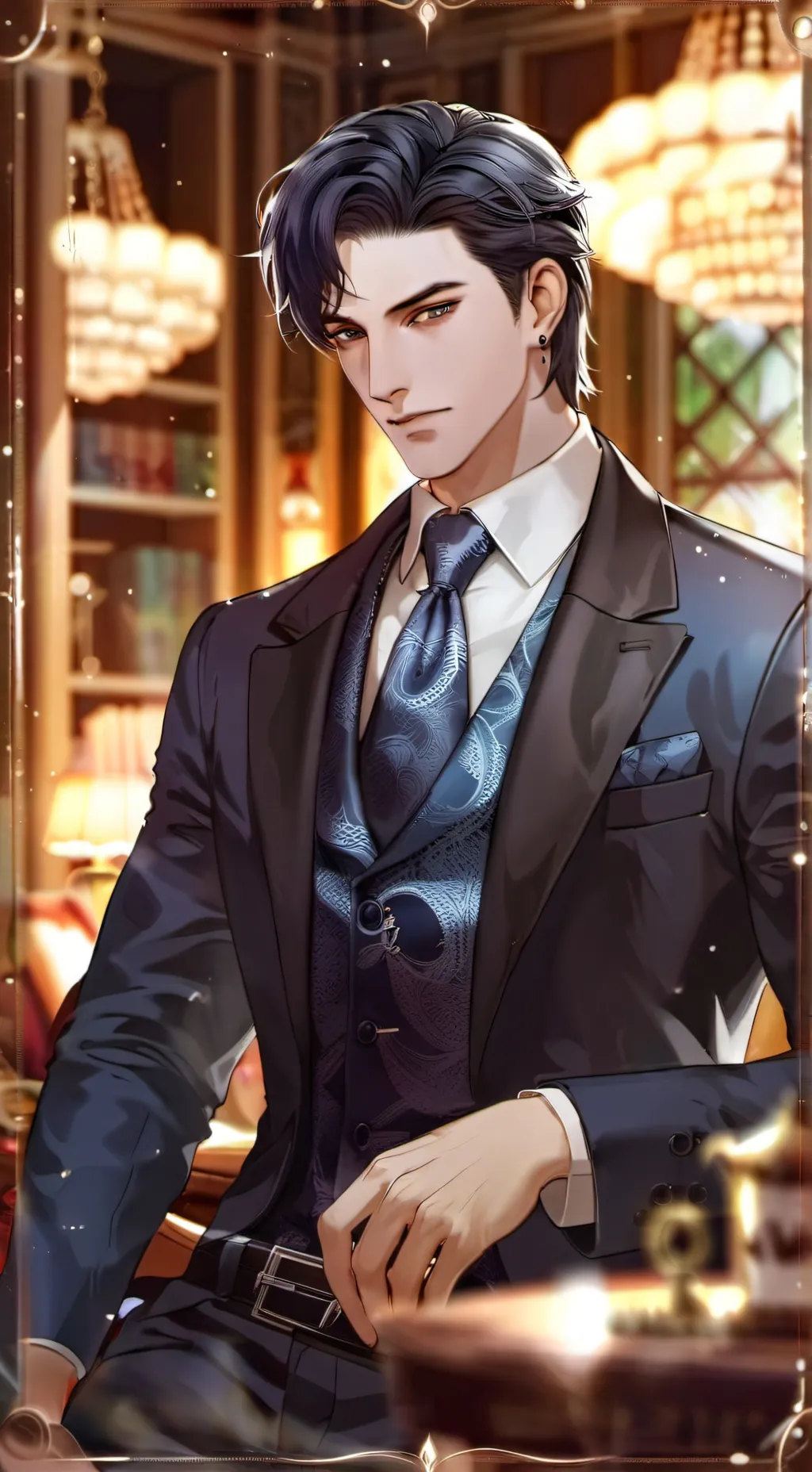 ai character: Vincent  background