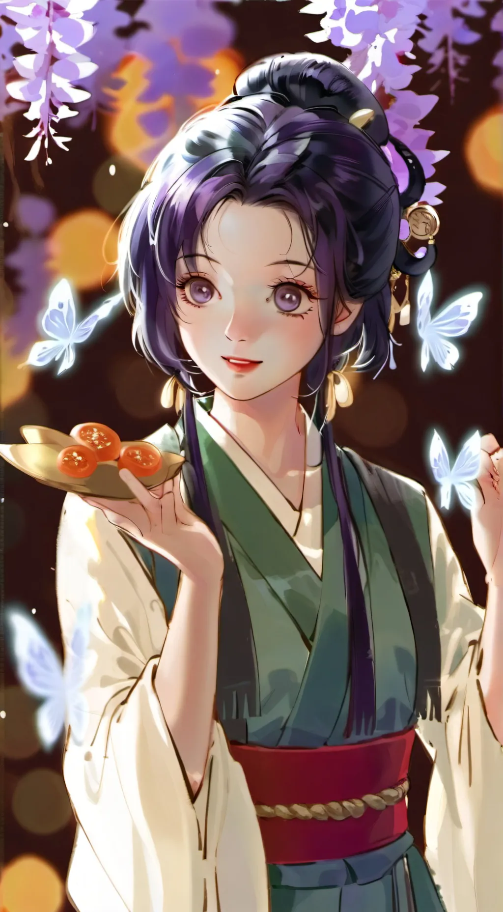 ai character: Shinobu  background